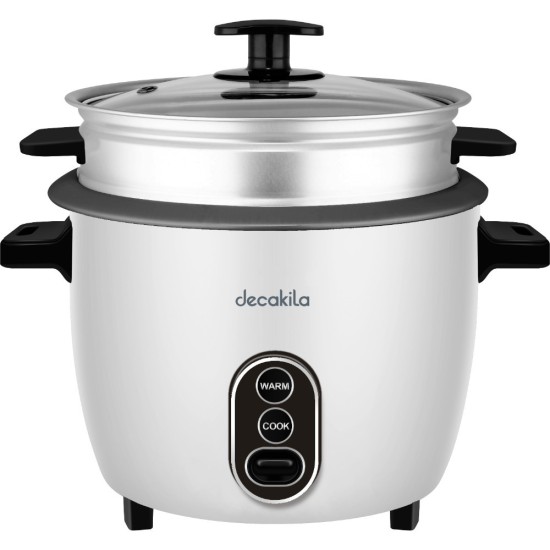 Уред за приготвяне на ориз и зеленчуци DECAKILA, 900 W, 2.2 L